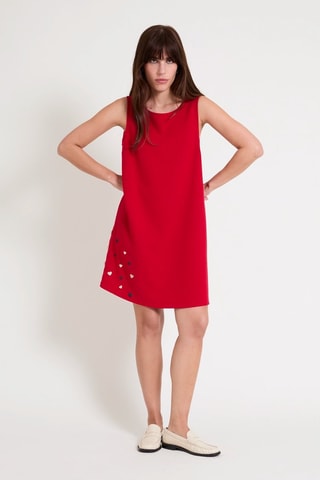 Robe trapèze - Rouge