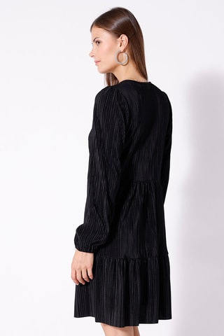 Robe plissée - Noir