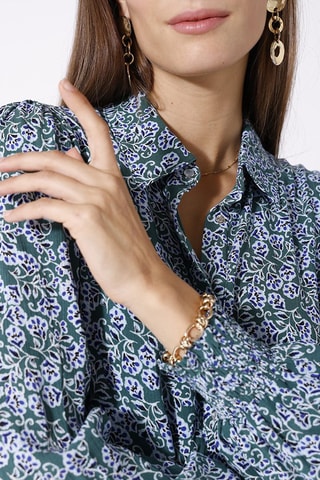 Robe chemise - Vert émeraude