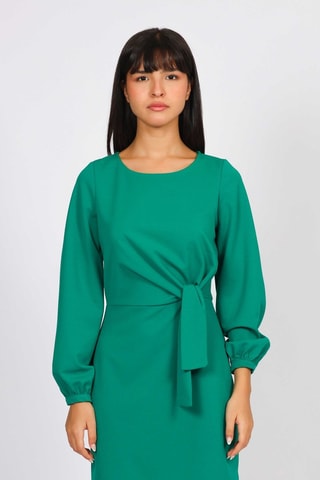 Robe droite - Vert émeraude