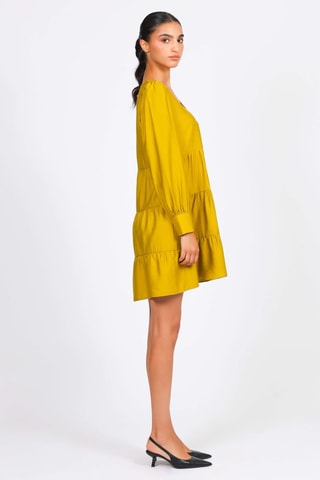 Robe trapèze - Jaune