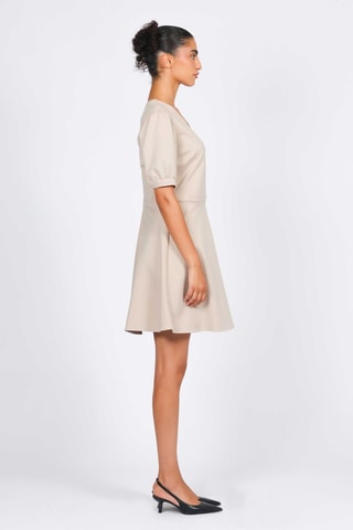 Robe portefeuille - Beige