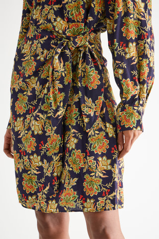 Robe portefeuille - Bleu marine