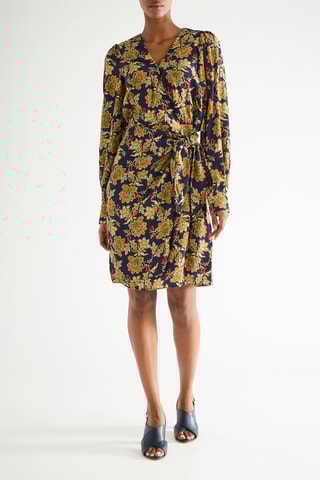 Robe portefeuille - Bleu marine