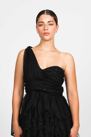 Robe asymétrique - Noir