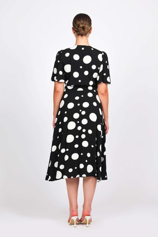 Robe portefeuille - Noir