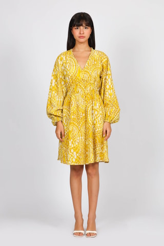 Robe patineuse - Jaune