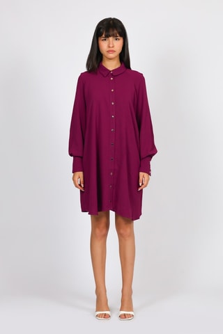 Robe chemise - Mauve