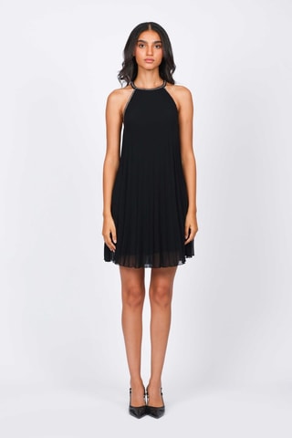 Robe plissée - Noir