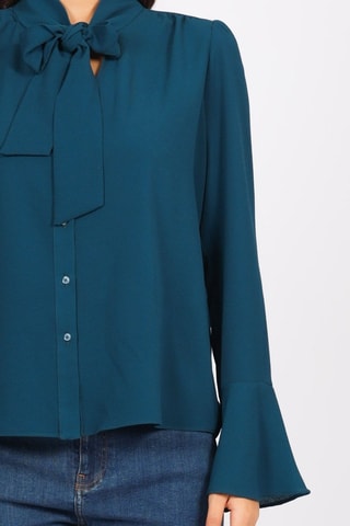 Chemisier - Bleu pétrole
