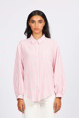 Chemisier - Blanc et rose