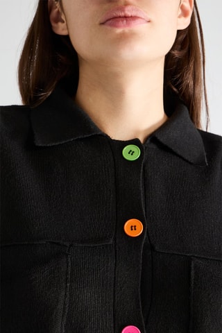 Chemisier court - Noir