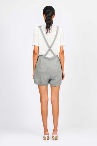 Salopette-short - Marron