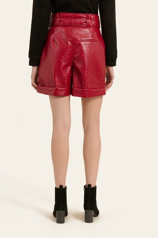 Short taille haute - Rouge