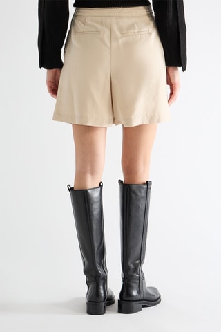 Short taille haute - Ecru