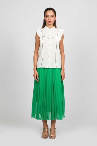 Jupe plissée - Vert clair