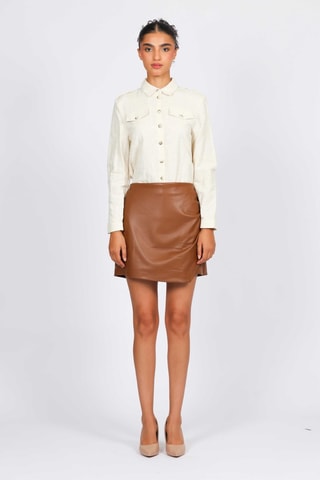 Jupe-short - Marron