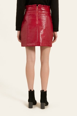 Jupe droite - Rouge
