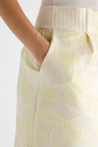 Jupe droite - Jaune