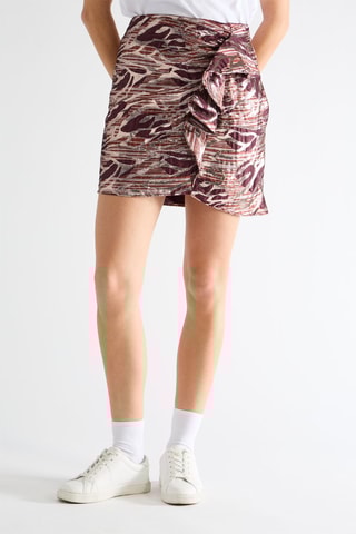 Minijupe taille haute - Violet