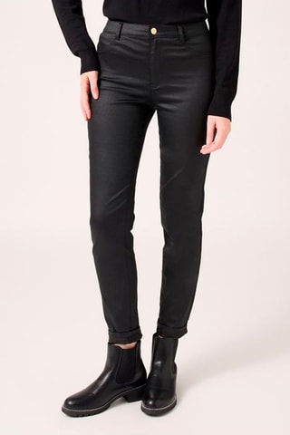 Pantalon slim Noir