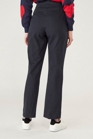 Pantalon droit Bleu marine