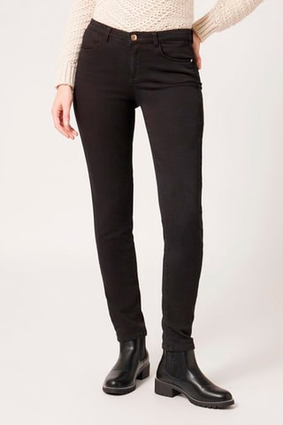 Pantalon slim Noir