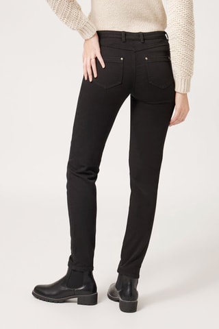 Pantalon slim Noir