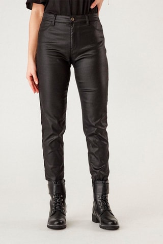 Pantalon droit Noir