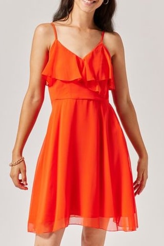 Robe patineuse Orange