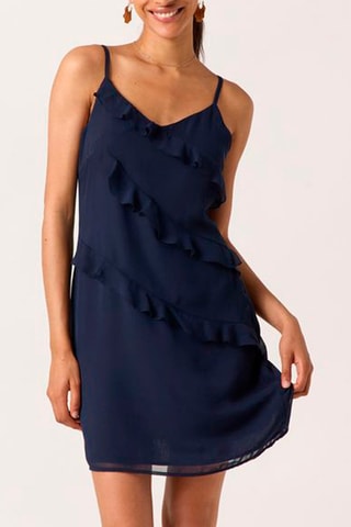 Robe droite Bleu marine