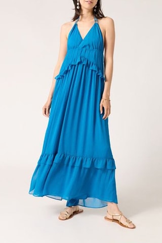 Robe longue Bleu