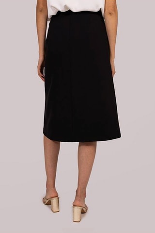 Jupe midi Noir