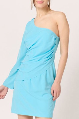 Robe asymétrique Turquoise