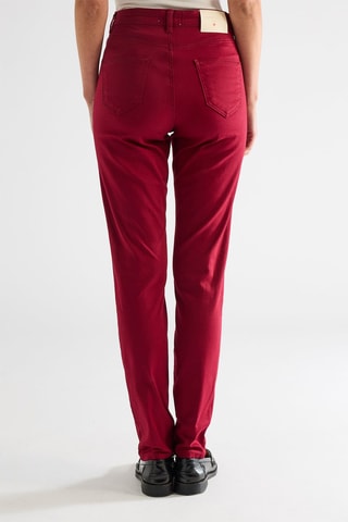 Jean taille haute - Rouge