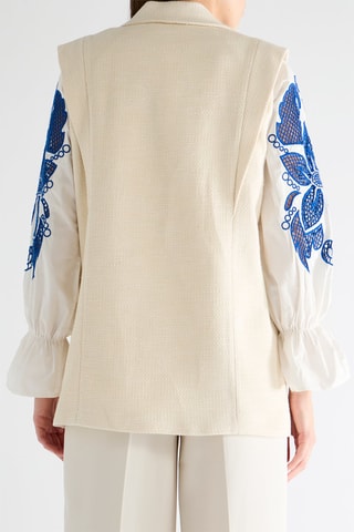 Veste sans manches - Ecru