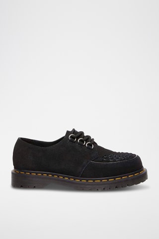 Nubuck Mocassins Creepers - Zwart