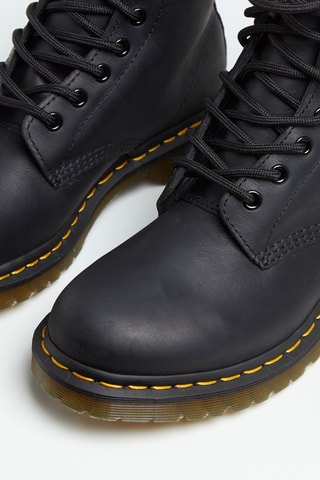 Leren Gevoerde Boots 1460 Serena - Zwart