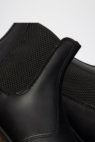 Leren Chelsea Boots 2976 Black Smooth - Zwart