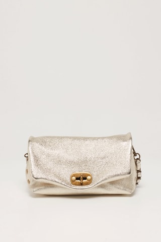 Sac bandoulière en cuir Hero - Doré