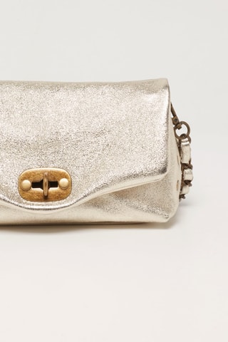 Sac bandoulière en cuir Hero - Doré