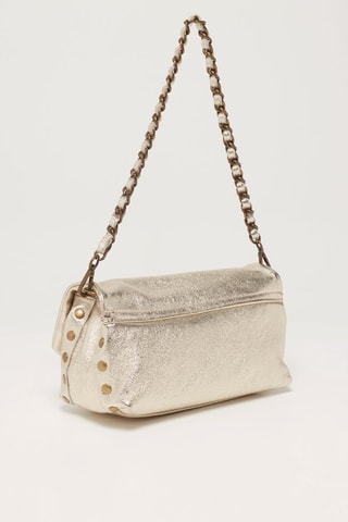 Sac bandoulière en cuir Hero - Doré