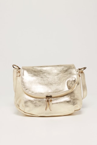 Sac bandoulière en cuir Lana - Doré