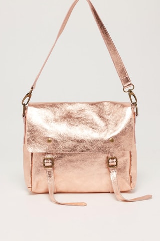 Sac bandoulière en cuir Nyle - Rose