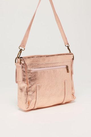 Sac bandoulière en cuir Nyle - Rose