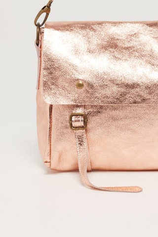 Sac bandoulière en cuir Nyle - Rose