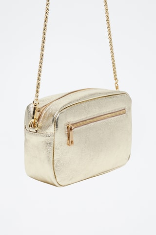 Sac bandoulière en cuir Amaia - Doré