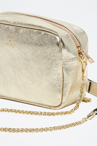 Sac bandoulière en cuir Amaia - Doré