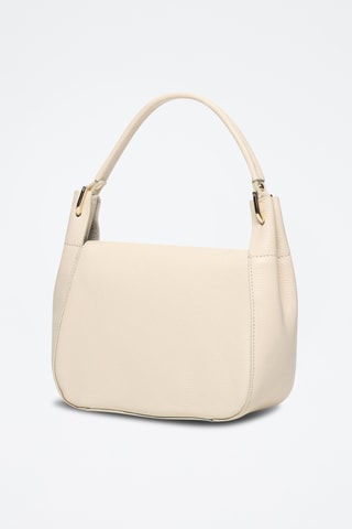 Sac porté épaule en cuir Milva - Blanc
