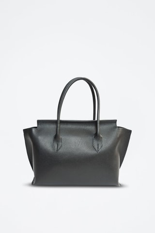 Mala de couro Irena - Preto